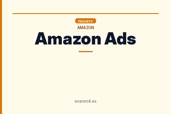 Paquete Amazon Ads: Todas las Certificaciones